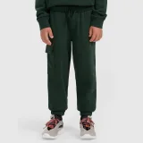 Chlapecké teplákové jogger kalhoty - zelené · záber 2