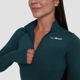 GymBeam Dámský sportovní top Ignite Dark Green - Velikost: XXL | Barva: Zelená | Hmotnost: 0,212 kg | Balení: 80 · záber 2