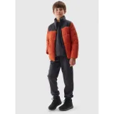 Chlapecká bunda 4F JUNIOR DOWN JACKET-JWAW24TDJAM461-61S-DARK RED · záber 4