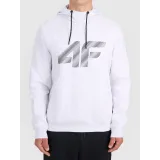 Pánska mikina s kapucňou 4F SWEATSHIRT M2548-27M-COLD LIGHT GREY MELANGE · záber 2
