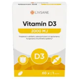 LIVSANE Vitamín D3 2000 IU 60 cps · záber 2