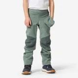 QUECHUA Detské softshellové turistické nohavice MH900 2-6 r. zelené 5-6 r (113-122 cm) · záber 1
