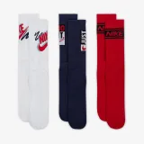 Ponožky NIKE 3PACK-U NK ED PLS CREW 3PR SPORT 144 · záber 3
