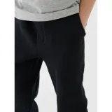 Chlapecké zateplené tepláky 4F JUNIOR TROUSERS-JWAW24TTROM760-20S-DEEP BLACK · záber 3