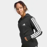 ADIDAS ADIDAS dievčenská bavlnená mikina na zips s kapucňou čierna 14-16 r · záber 2