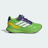 Chlapčenská športová obuv (tréningová) ADIDAS Runfalcon 5 Iron Hulk K semi solar green cloud white collegiate purple · záber 2