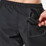 DECATHLON Pánske boardové šortky Hendaia s vreckami na surfovanie čierne M · záber 2