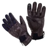 Letné moto rukavice W-TEC Fowlar Farba deep coffee-indigo, · záber 1