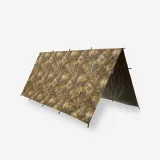 SOLOGNAC Prístrešok Tarp Bushcraft 2,97 x 2,8 m nepremokavá plachta maskovacia Furtiv bez · záber 1