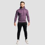 GymBeam Men’s Athlete Hoodie Obsidian - Méret: M | Szín: Fialová | Tömeg: 0,49 g | Csomag: 25 · záber 4
