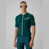 Pánský cyklistický dres s ochranou UPF50+ - zelený · záber 1