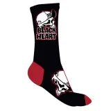 BLACK HEART Cap Skull Socks červeno-čierna - 8-9 · záber 1