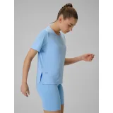 Dámské tréninkové tričko s krátkým rukávem 4F TSHIRT FNK F1847-33S-BLUE · záber 3