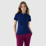 Dámské polo tričko slim - tmavě modré · záber 1