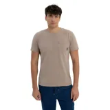 Pánske tričko s krátkym rukávom VOLCANO TM-SVEN-BEIGE · záber 1