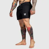 Pánske plavecké šortky Iron Aesthetics Sunshine, čierne · záber 4