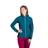 Dámská turistická mikina se zipem NORTHFINDER DARLA-630inkblueblack · záber 2