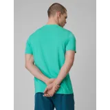 Pánské tréninkové tričko s krátkým rukávem 4F TSHIRT FNK M1785-46S-TEAL · záber 4