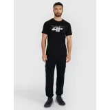 Pánské tričko s krátkým rukávem 4F TSHIRT M2359-WAW25TTSHM2359-20S-DEEP BLACK · záber 4