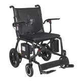 Skladací elektrický karbónový invalidný vozík inSPORTline Feally • 16,2 kg • do 120kg • až 25km dojazd · záber 4