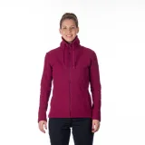 Dámska turistická mikina so zipsom NORTHFINDER WINIFRED-510-cherry · záber 3