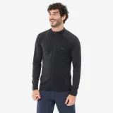 QUECHUA Pánska turistická mikina MH500 Light čierna XL · záber 1