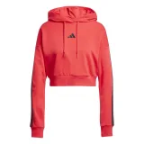 ADIDAS ADIDAS dámska fitness mikina s kapucňou červená L · záber 2
