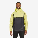 DECATHLON Vetruvzdorná bunda pre dospelých na jachting a kajak 100 žlto-sivá XS · záber 1