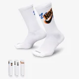 Ponožky NIKE 3 PACK-U NK ED PLS CREW 3PR SPORT 144 WHITE · záber 2