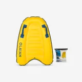 DECATHLON Detský nafukovací bodyboard Discovery pre 4 až 8 rokov (15 až 25 kg) žltý XS · záber 1