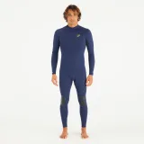DECATHLON Pánska celotelová kombinéza na surf 100 2 mm modrá L · záber 2