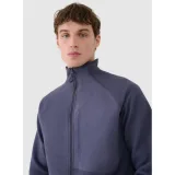 Pánská mikina se zipem 4F SWEATSHIRT-WSS25TSWSM1751-22S-ANTHRACITE · záber 2
