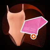 Дамски бански ARUBA Peach - GymBeam - Размер: M | Тегло: 0,14 g · záber 1