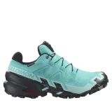 Dámská běžecká trailová obuv SALOMON Speedcross 6 GTX W blue curacao black iced aqua · záber 1