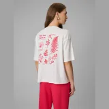 T-shirt regular s potlačou dámsky - biely · záber 6