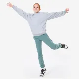 DECATHLON Unisex detská oversize mikina s kapucňou sivá 10-11 r (141-150 cm) · záber 2