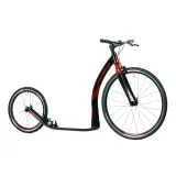 Crussis Koloběžka Crussis ROAD 4.2-2 černo-červená 28"/20" · záber 1