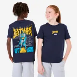 DECATHLON Detské tričko s Batmanom tmavomodro-žlté 7-8 r (123-130 cm) · záber 1