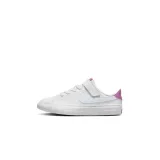 Dívčí vycházková obuv NIKE Court Legacy white cosmic fuchsia pearl pink football grey · záber 2