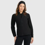 Dámský slim fleece se stojáčkem - černý · záber 1