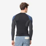 DECATHLON Pánske tričko s UV ochranou 500 s dlhým rukávom čierno-modré XL · záber 2