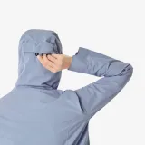 QUECHUA Dámska nepremokavá turistická bunda MH900 fialová XL · záber 2