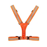 Светлоотразителна спортна жилетка Orange - GymBeam · záber 1