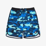DECATHLON Chlapčenské plážové šortky 500 Geometric modré maskáčové 12-13 r (151-160 cm) · záber 2