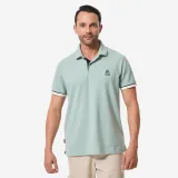 DECATHLON Pánska polokošeľa Sailing 100 na jachting kaki L · záber 1