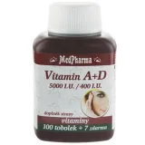 MedPharma Vitamín A+D 5000 I.U.-400 I.U. 107 kapslí · záber 2