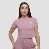 Дамска тениска Agile Cropped Woodrose - GymBeam - Размер: L | Тегло: 0,124 g · záber 1