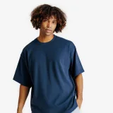 DECATHLON Pánske oversize tričko Elementals tmavomodré L · záber 1