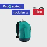 QUECHUA Turistický batoh Arpenaz 100 10 l zelený bez · záber 1