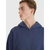 Pánská mikina se zipem 4F SWEATSHIRT-WSS25TSWSM1584-22S-ANTHRACITE · záber 2